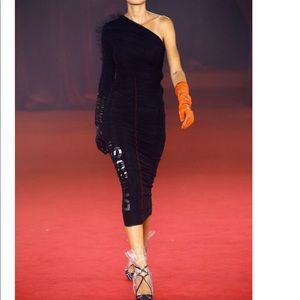 Off-white Virgil abloh Tully one shoulder dress size 4